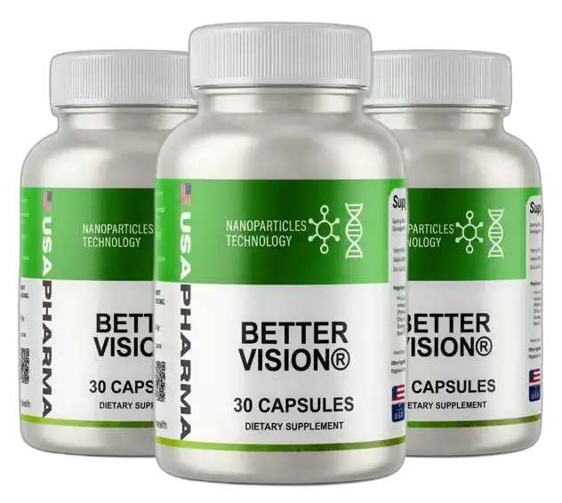 BetterVision eye support bottles